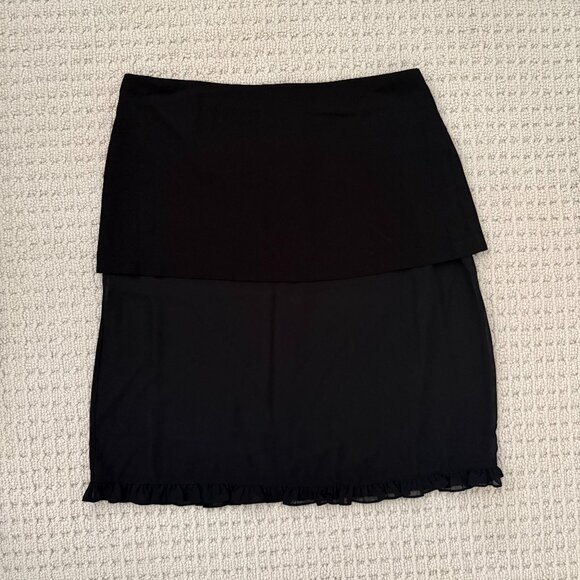 Sandy Liang SERIN SKIRT (Black, size 6) - Picture 4 of 8
